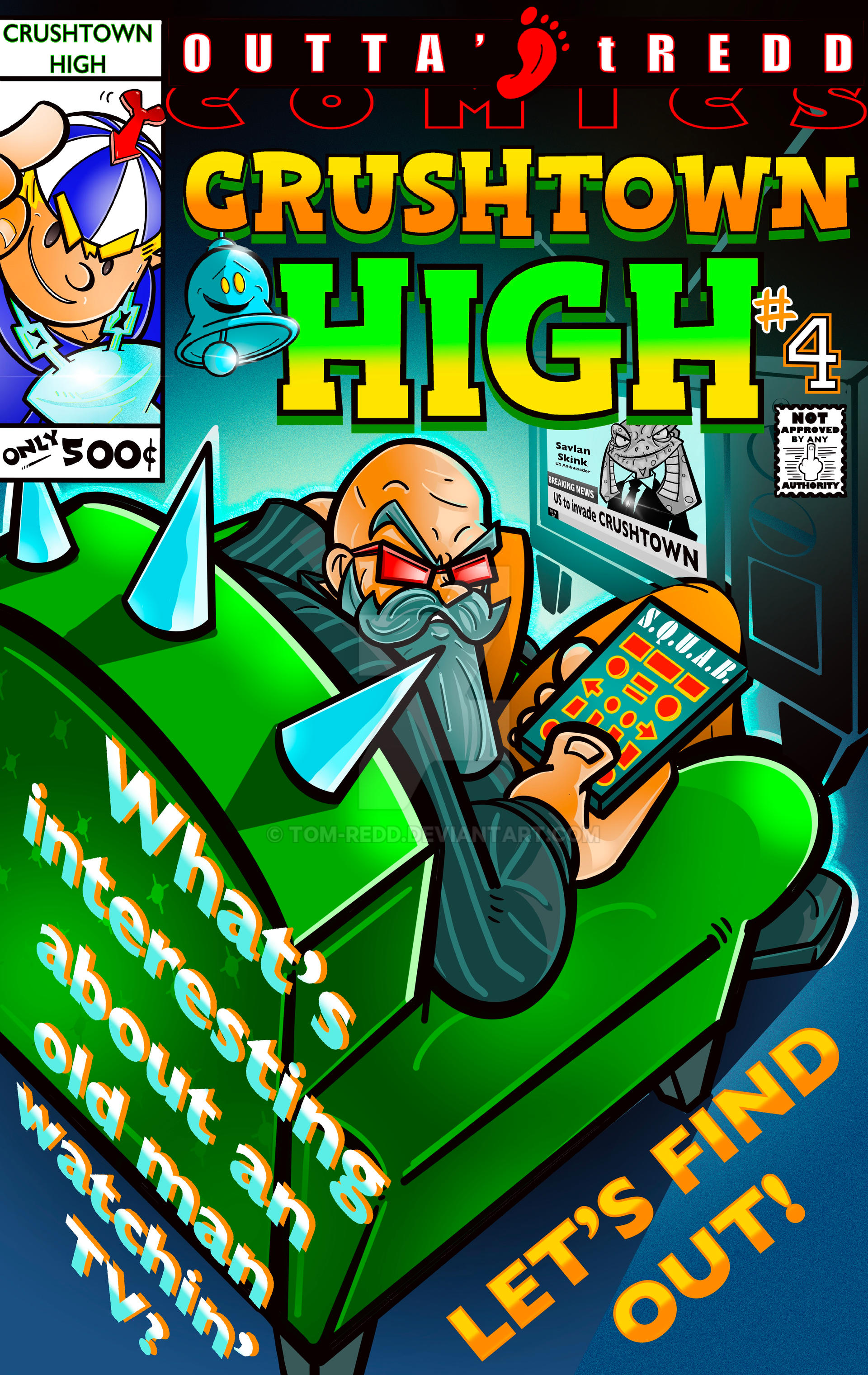Crushtown High - Issue - front cover