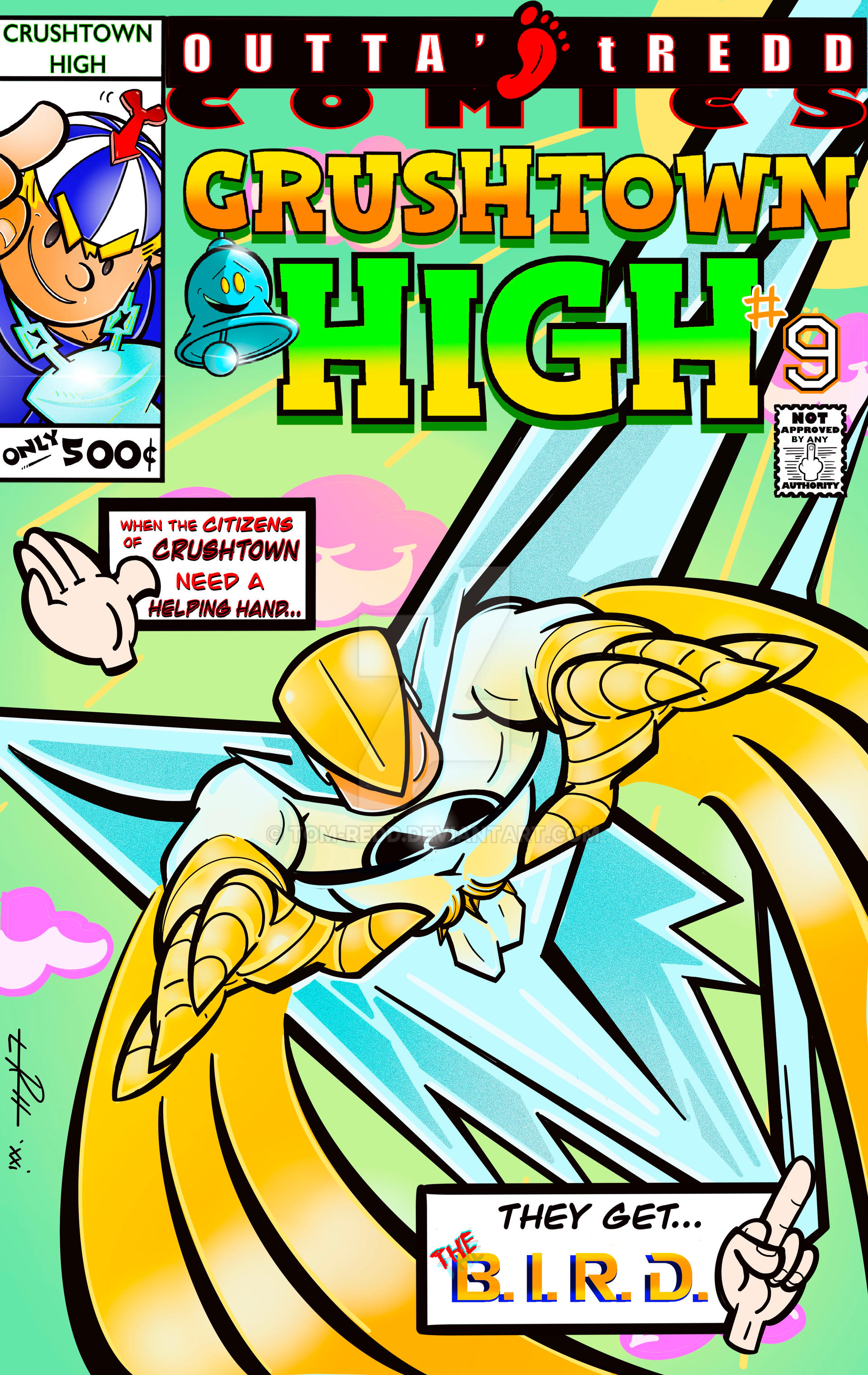 Crushtown High - Issue - front cover