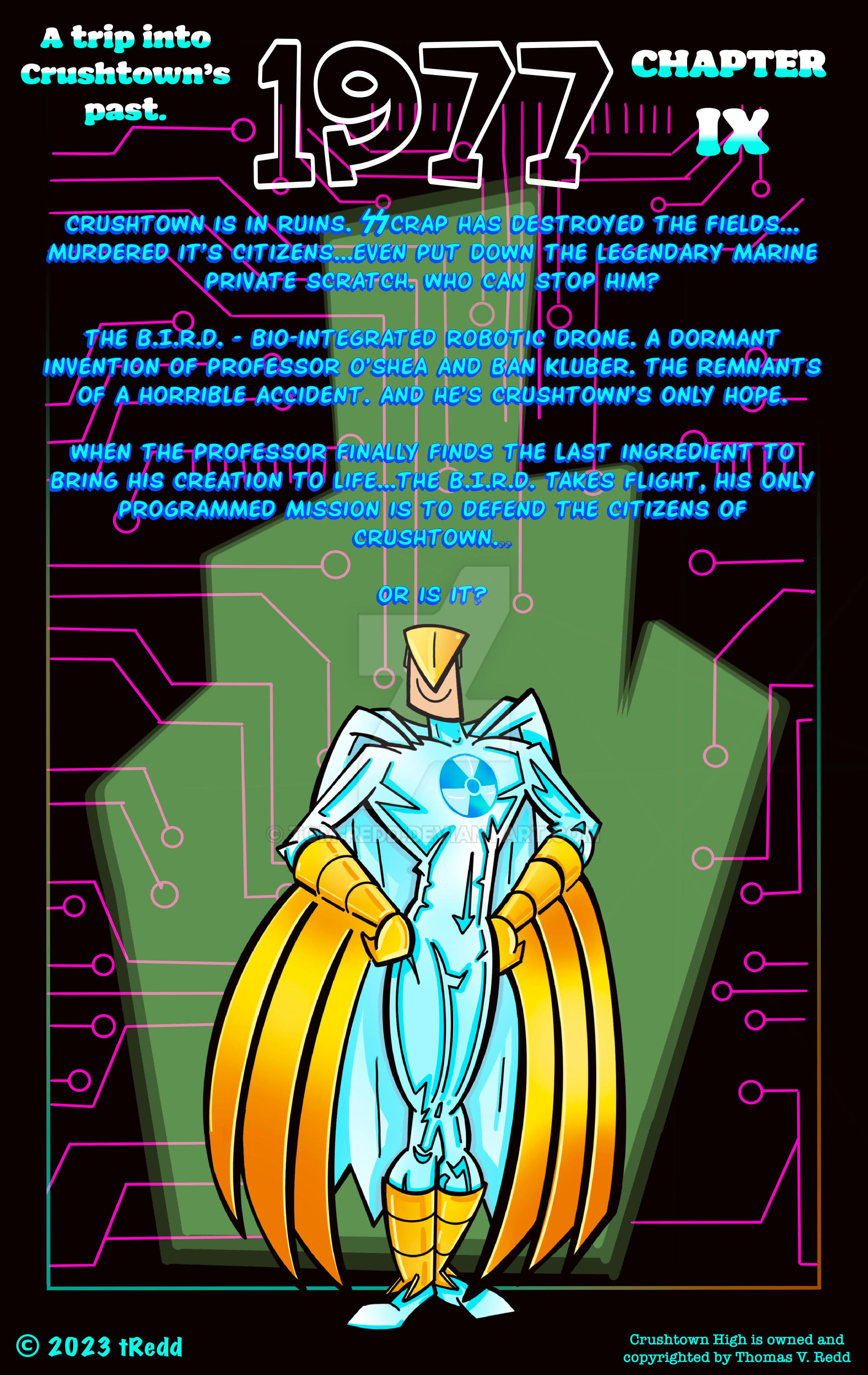 Crushtown High - Issue 9- back cover