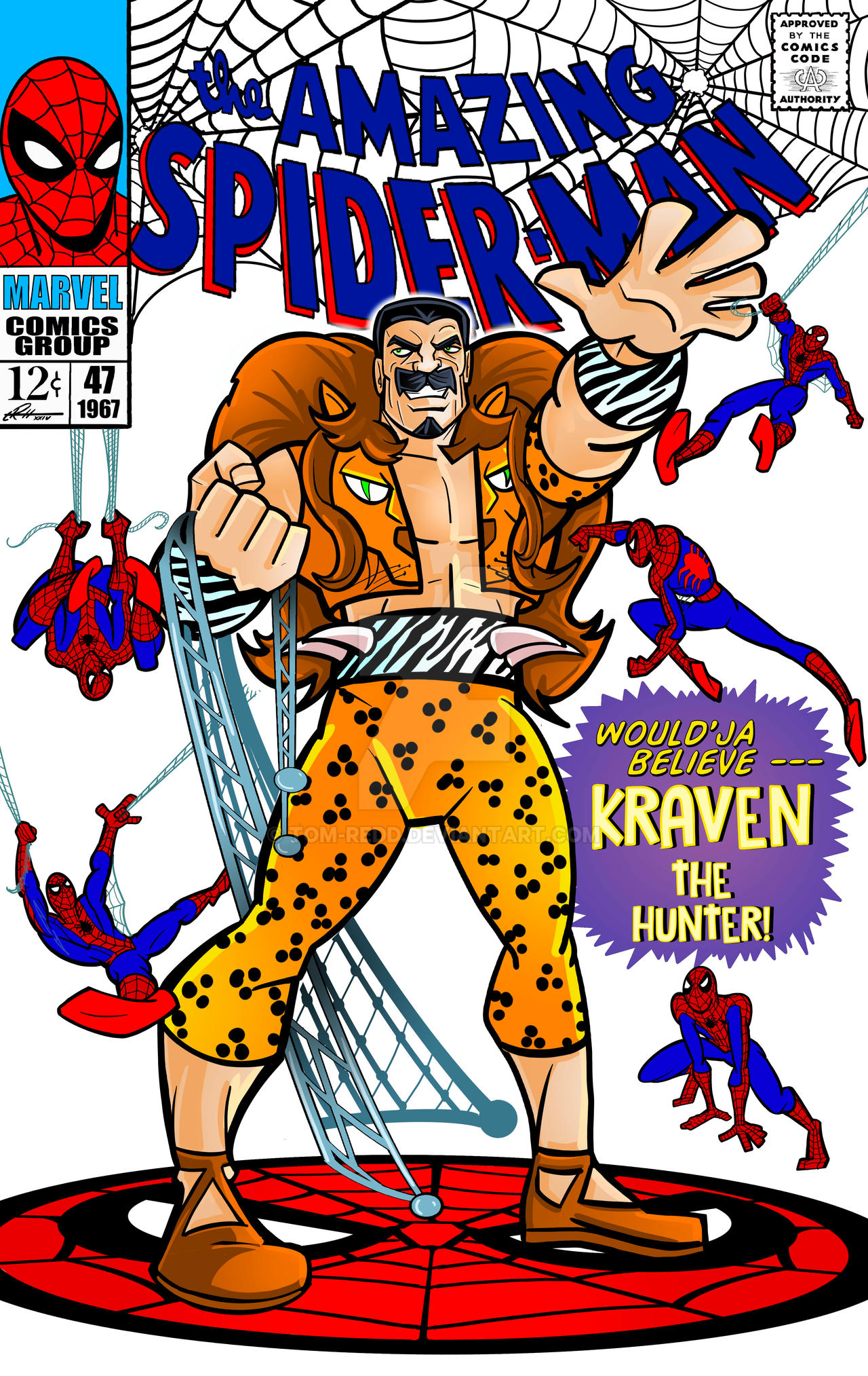 Amazing Spider-Man 47- cover REtRedd KRAVEN