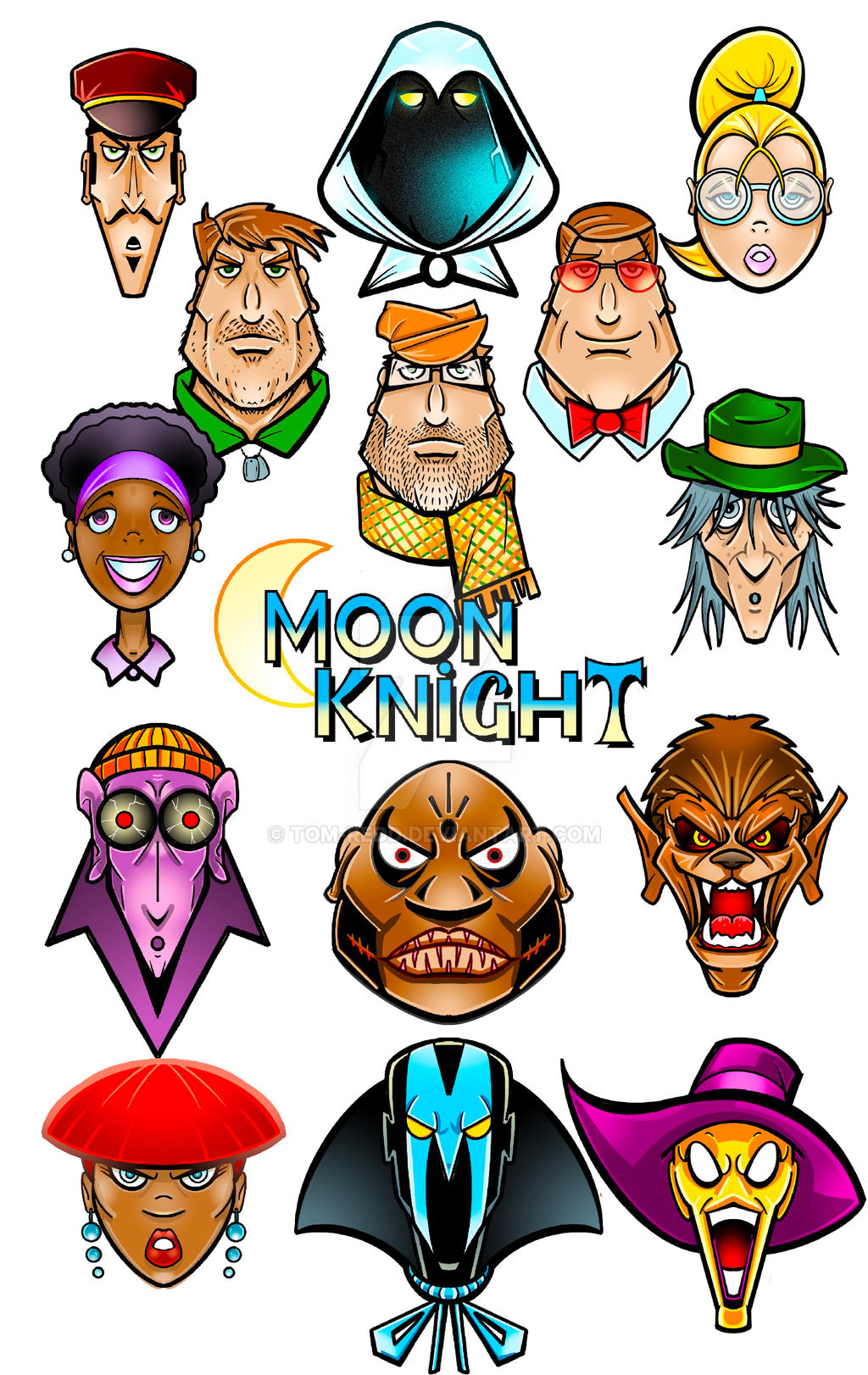Moon Knight- face shots