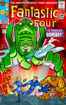 Fantastic Four 49 cover REtRedd
