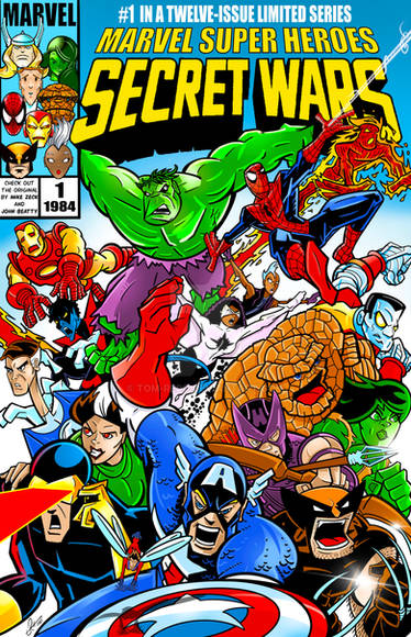 Marvel Secret Wars 1 cover REtRedd!