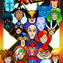 Uncanny X-Men. Head shots cover sheet!