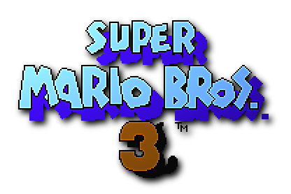 Super Mario Bros. 3 PT-BR 16-bit Logo by BMatSantos on DeviantArt
