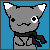 Gray Cat - Licking Avatar - TheBlackCats Custom