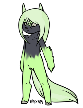 Anthro Kelpie Adopt - Adopted