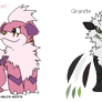 [Pokemon OCs] Granite and Quartz [Mini Refs]