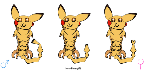 'Centichu' - Eldritch Horror Pikachu