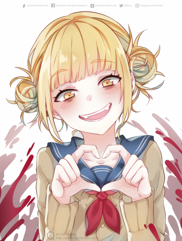 Cute crazy Toga heart by Quiss on DeviantArt