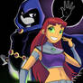 Raven and Starfire