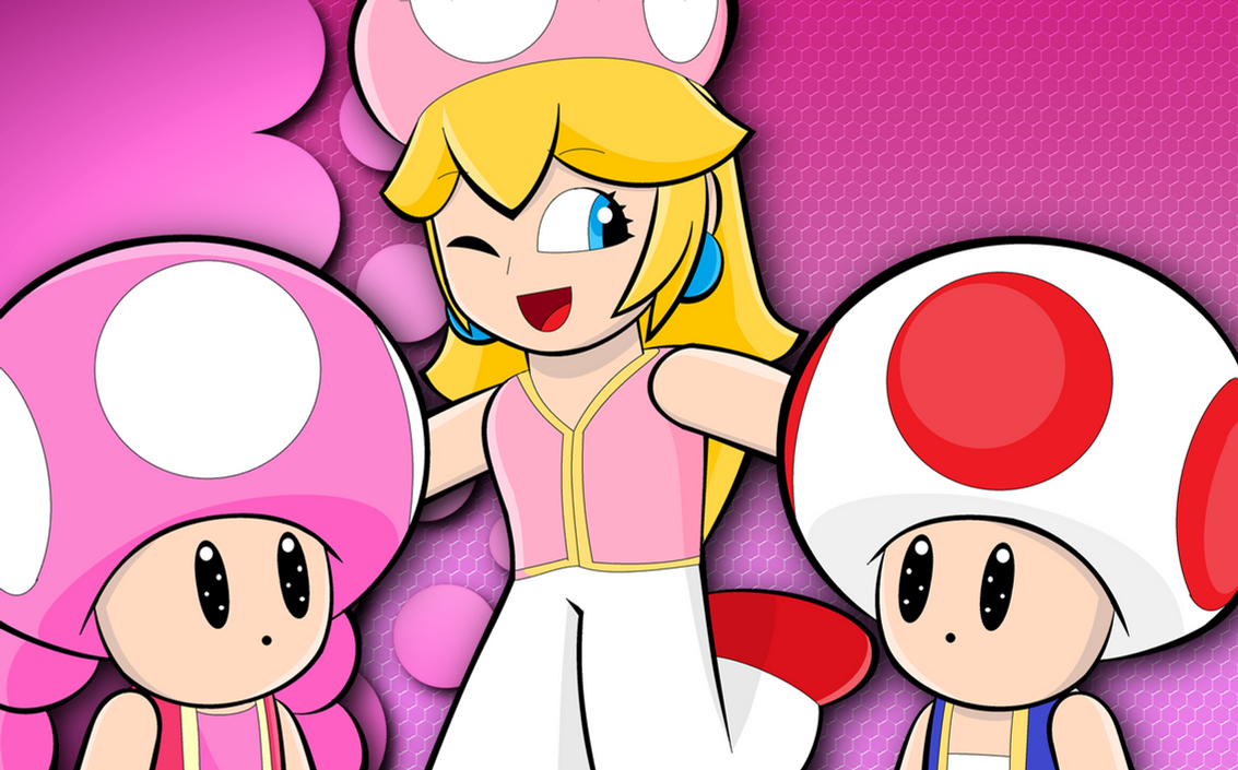 Princess Toad Racing Princess Toadstool? by MarioSonicKirbyFan15 on DeviantArt