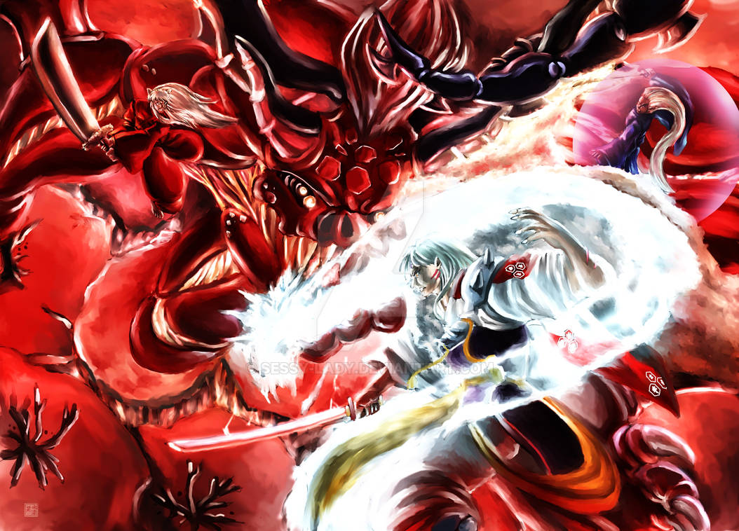 Sesshomaru's Final Battle by Sessy-Lady on DeviantArt