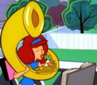 Girls Playing Tuba/Sousaphone In Cartoons - #01 by Lucas3000T on DeviantArt