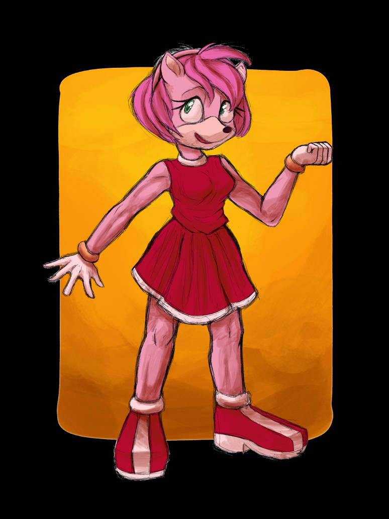 Amy Rims Art Amy Sketch (Request) by LAYSM on DeviantArt