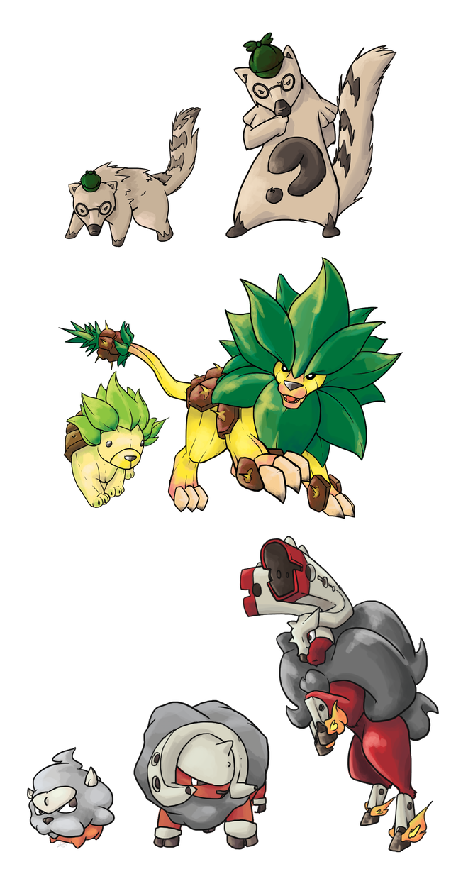 Fakemon Project by NefariousSandshrew on DeviantArt
