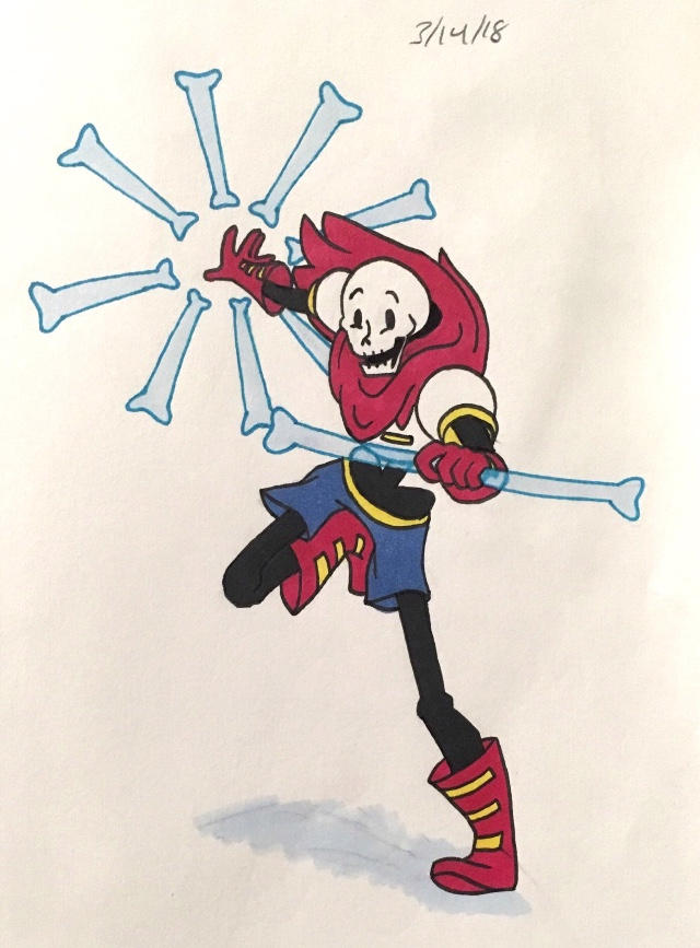Papyrus Fight by KrystellaLyle on DeviantArt