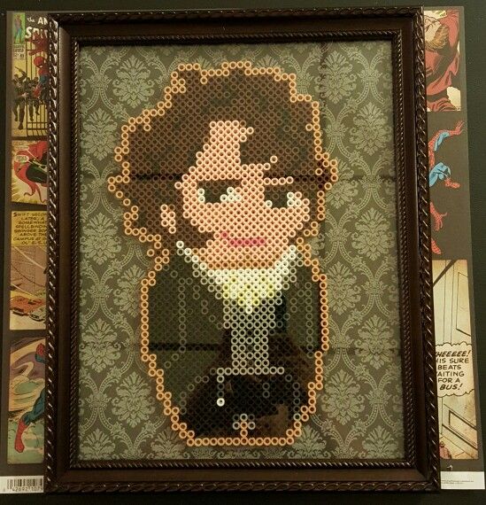 Mr. Darcy from Pride and Prejudice perler Framed by sanzosgal Mr. Darcy from Pride and Prejudice perler Framed by sanzosgal