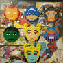 Marvel's Avengers perler ornaments 