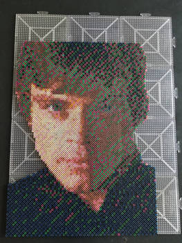 Star Wars Luke Skywalker Perler Portrait 