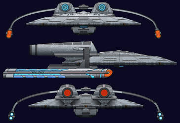 Star Trek Parallax Starship