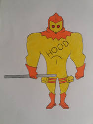 Revamped, Marvel version of - 'THE HOOD', in colou