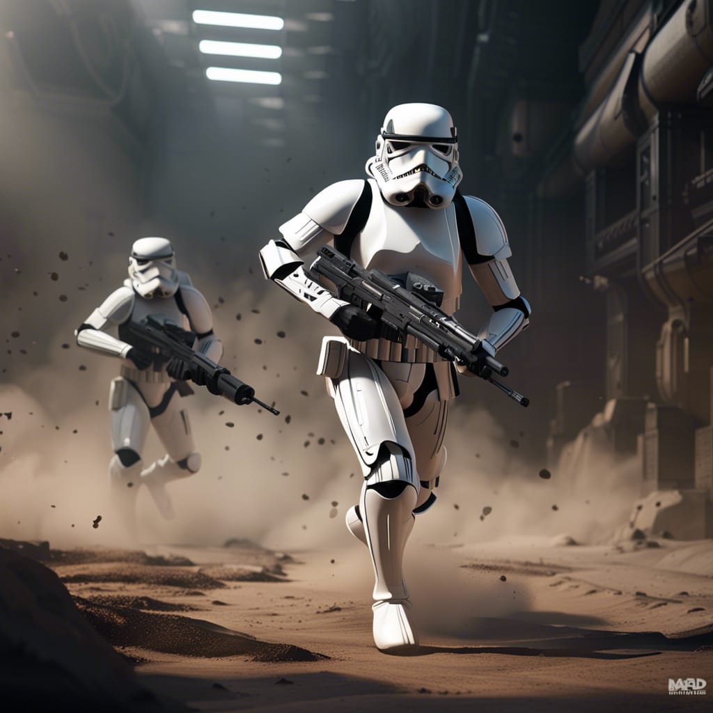 stormtroopers movement to contact planet akiva by... Storm Troopers running towards death by Jojorulz on DeviantArt