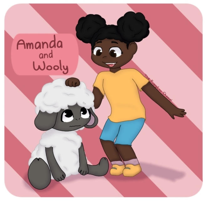 Amanda the adventurer: Baby! Amanda and Wooly by MontyDrawz on