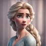 Portrait Of Elsa Looking Worried