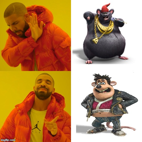 Sid and Biggie Cheese Drake Meme by ZaraRoseVirus on DeviantArt