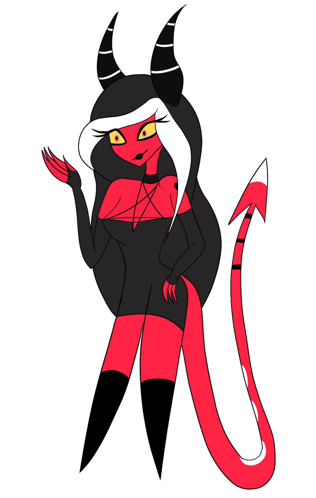 Hazbin Hotel/Helluva Boss Imp Oc by ZaraRoseVirus on DeviantArt