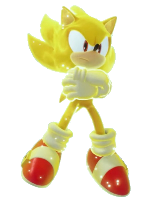 Super Sonic (Render) by SuperMarioShows on DeviantArt