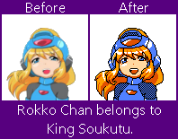 Rokko Book 'Happy face' sprite edit