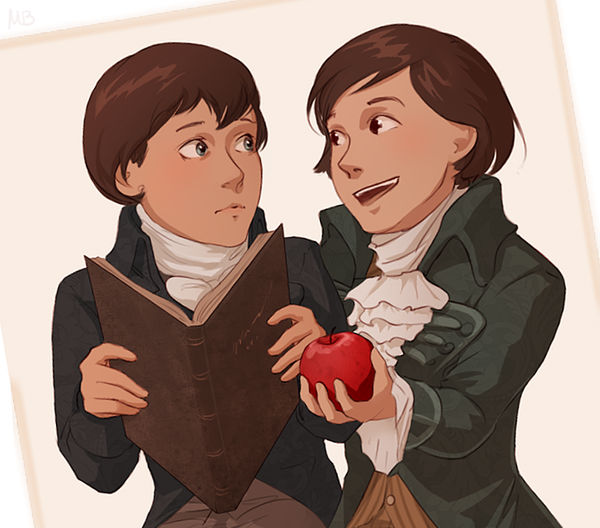 Arno and Napoleon by  on @DeviantArt