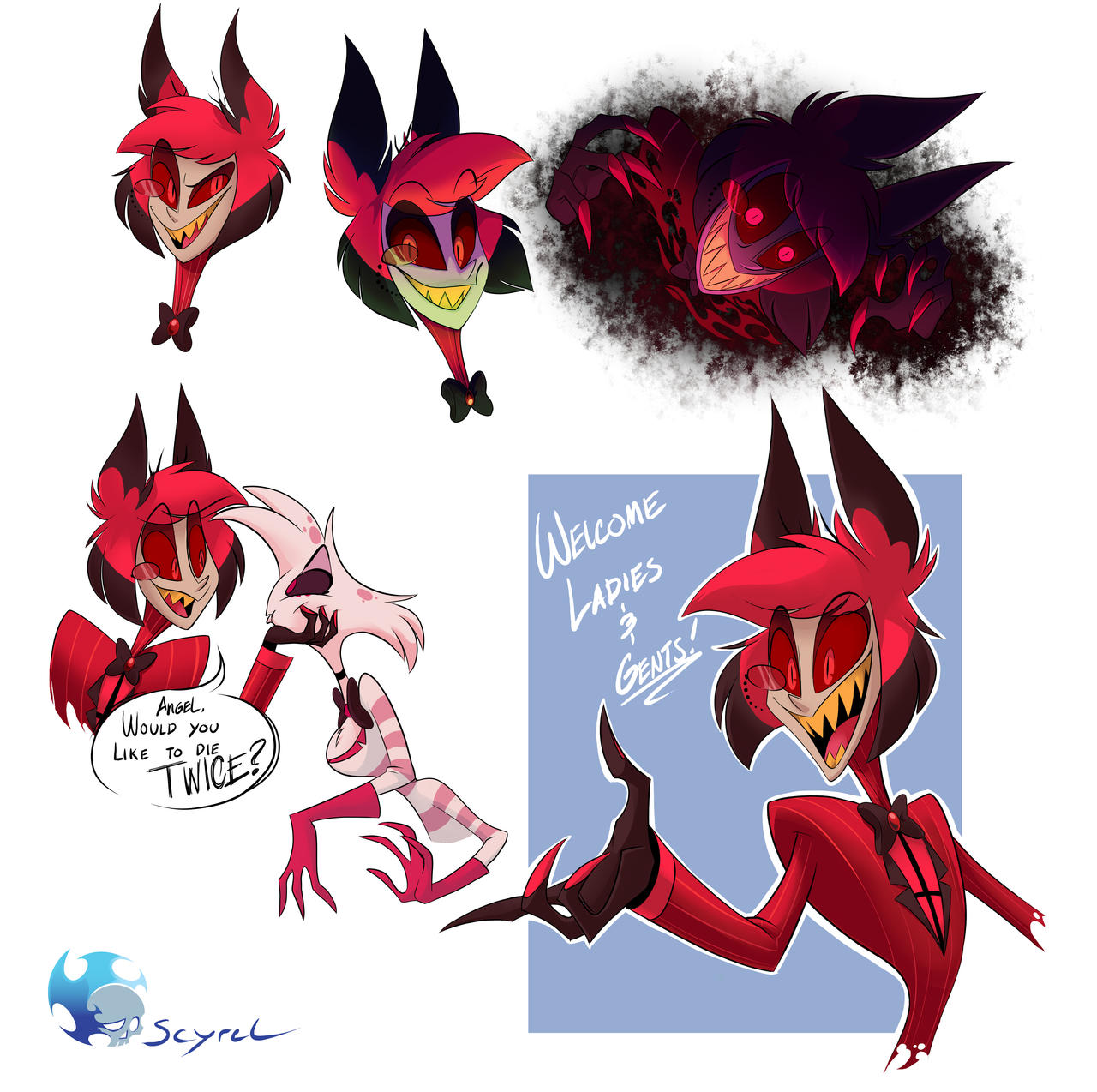 Alastor Doodles By Scyrel On Deviantart