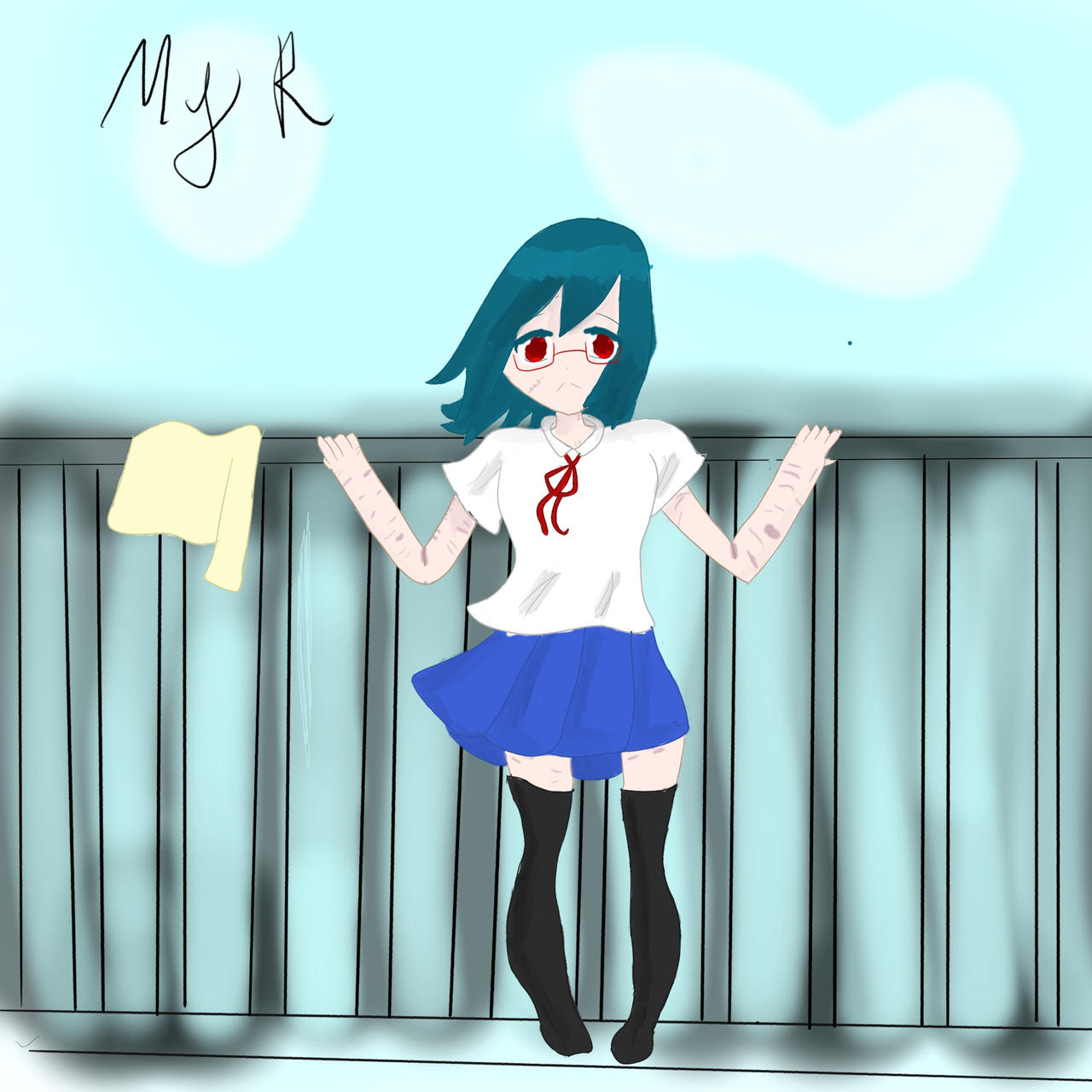 TW!! self-harm- watashi no r fanart by marichanshinitai on DeviantArt