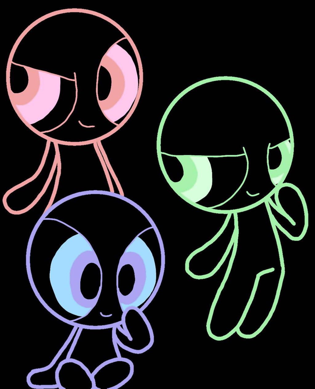 Powerpuff Body Base Powerpuff girls base by game81 on DeviantArt