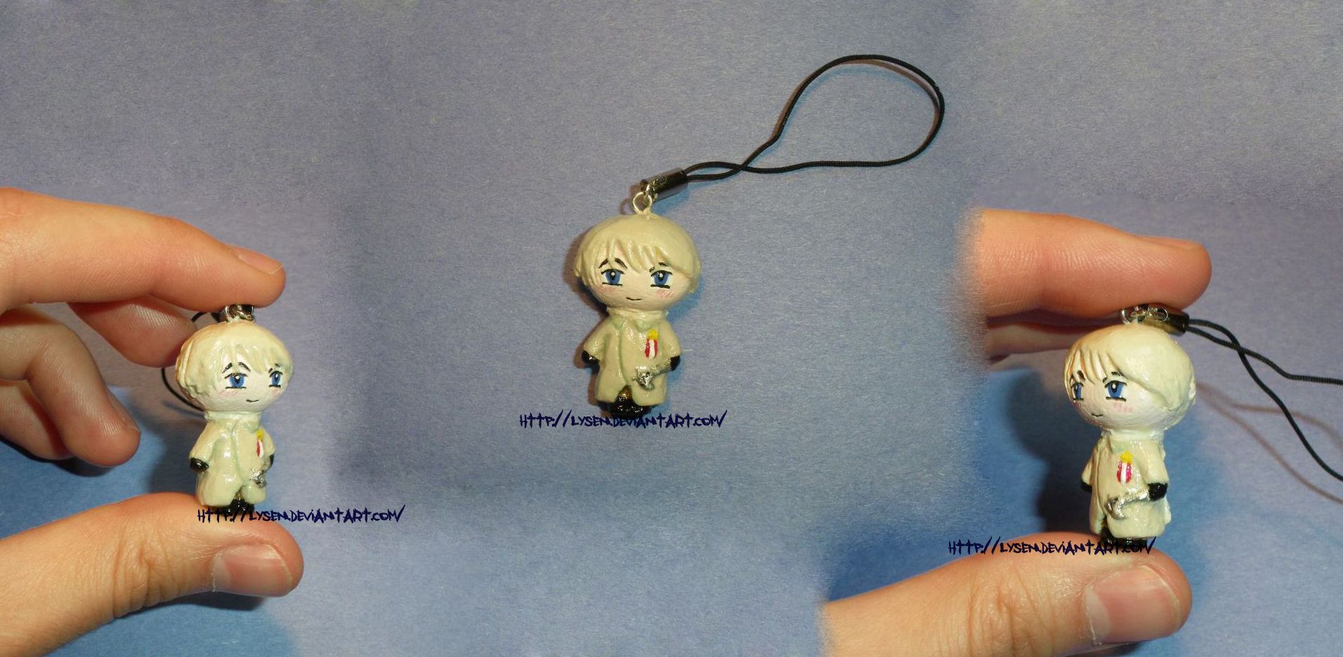 Russia cell phone charm