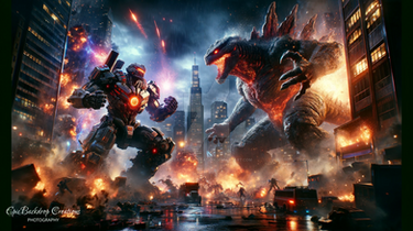 Godzilla KOTM - When they first met. by Tyrannuss555 on DeviantArt