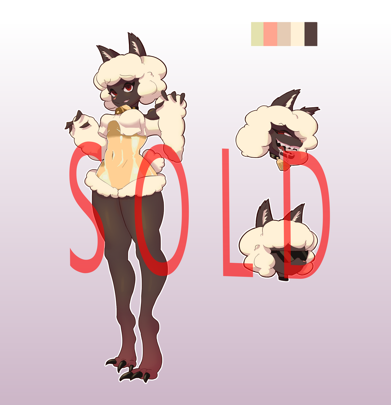 Deviantart Characters Sheep Sheep Adoptable SOLD by JarlDrz on DeviantArt