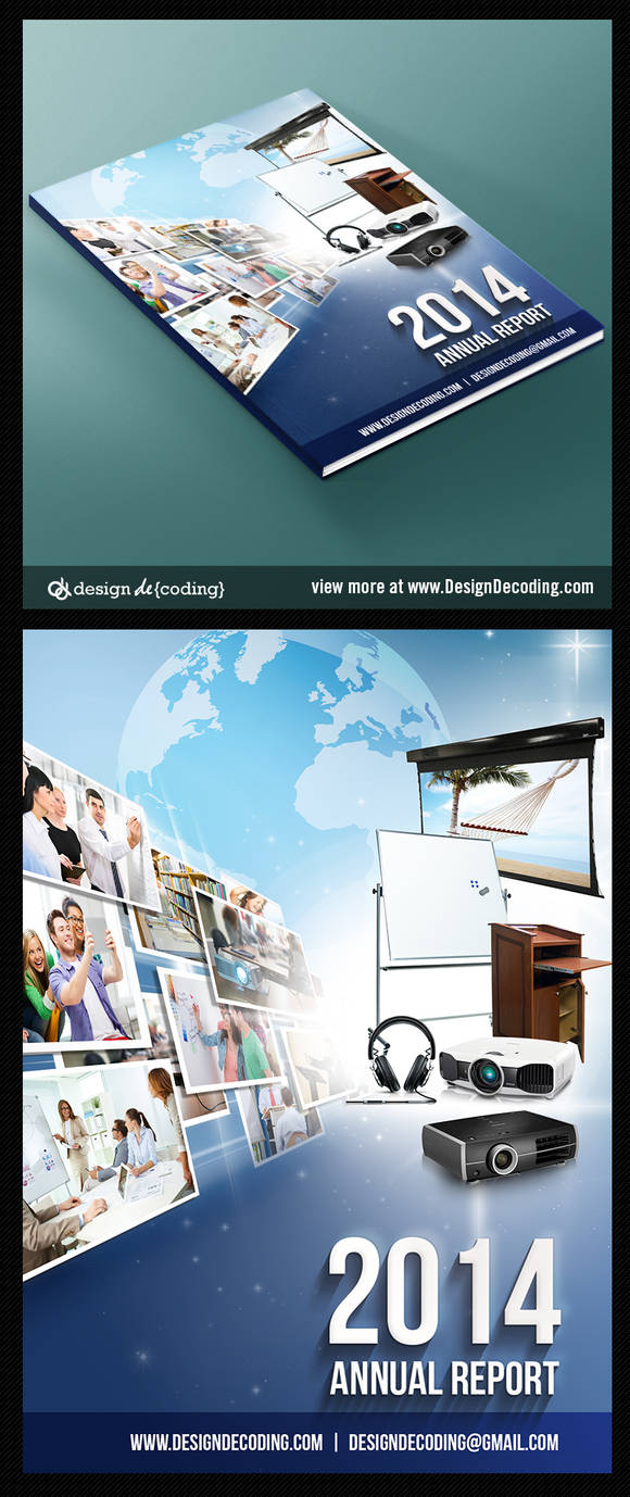 Annual Report Cover Design by designdecoding