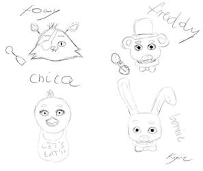 fnaf cute doodles