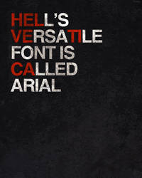 hells versatile font is called