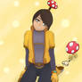 Mii Gunner's encounter with Ramblin Evil Mushroom