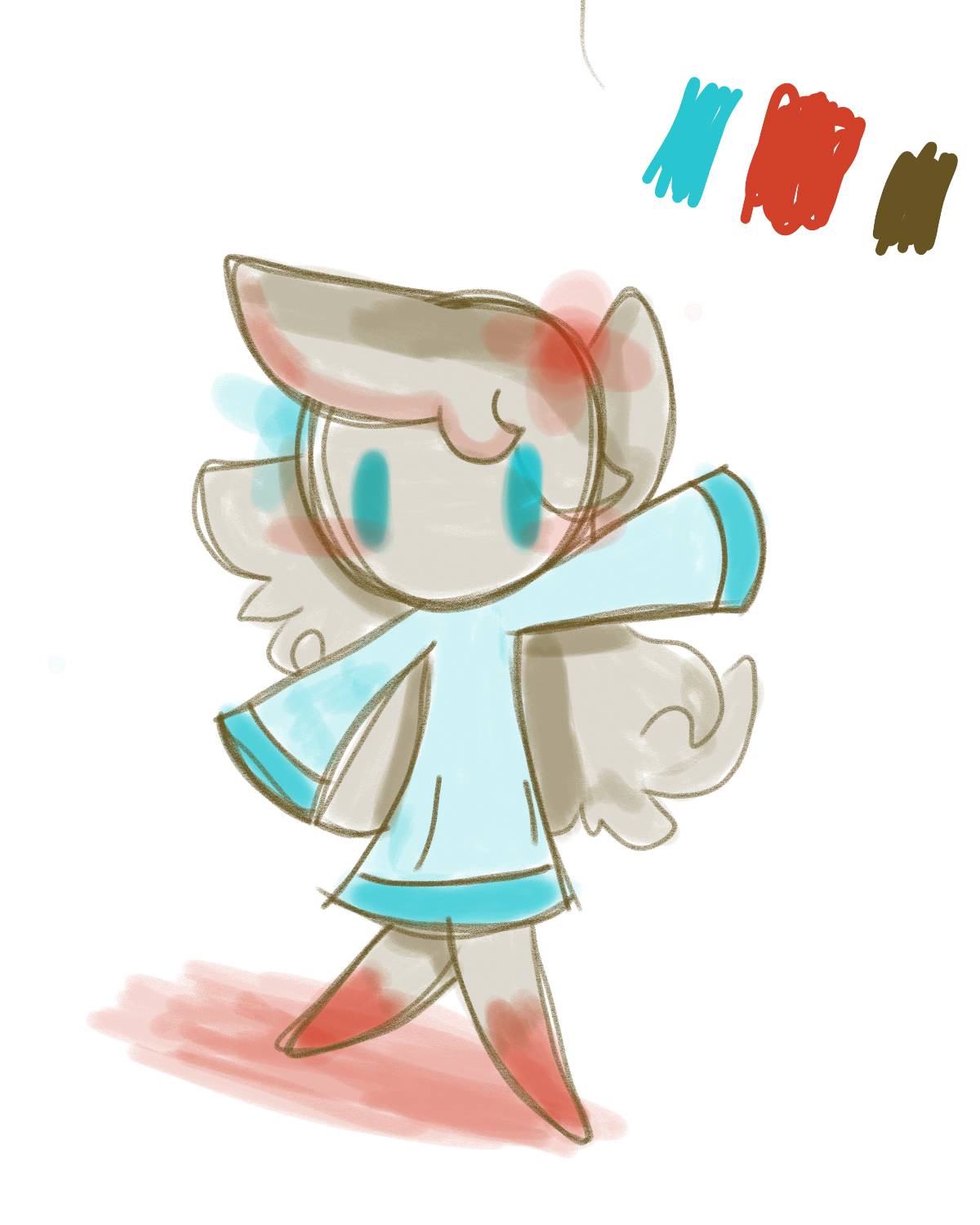 Three colors oc challenge by GlowyStream on DeviantArt