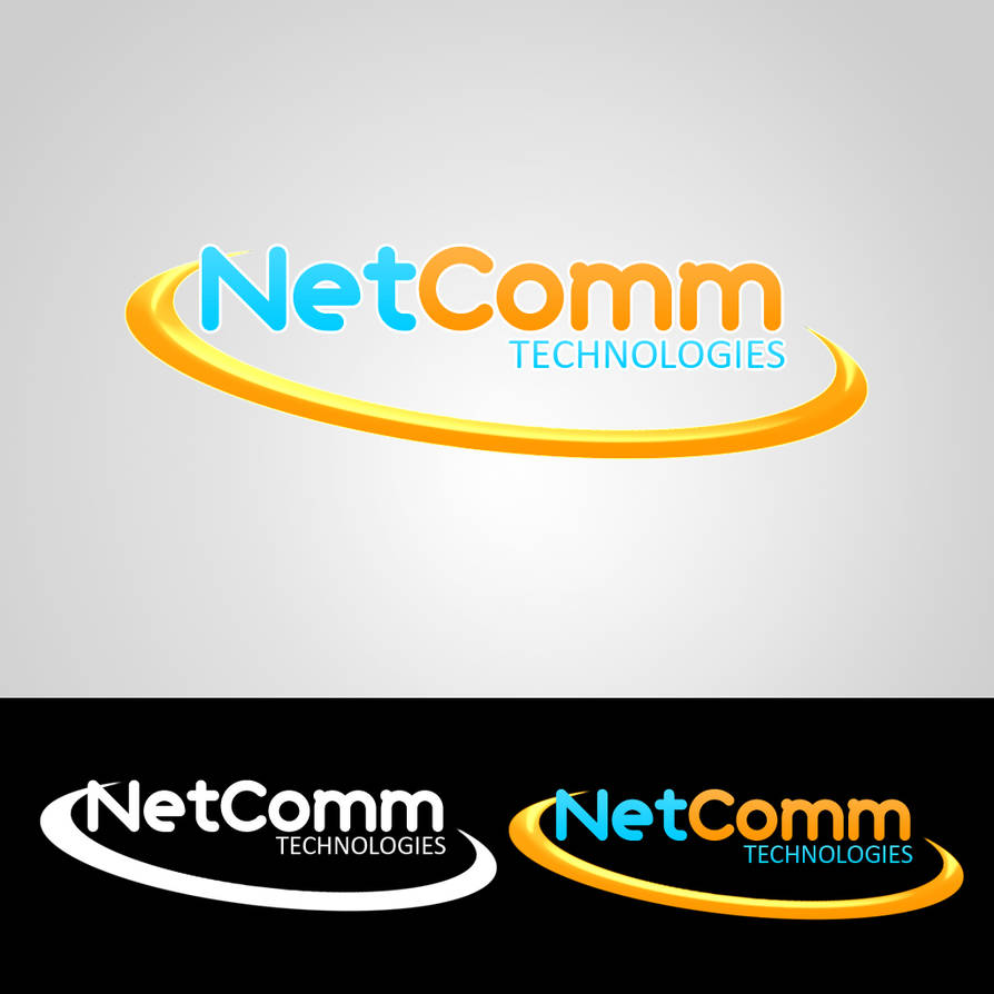 Netcomm Logo Design 3 by threeblade on DeviantArt
