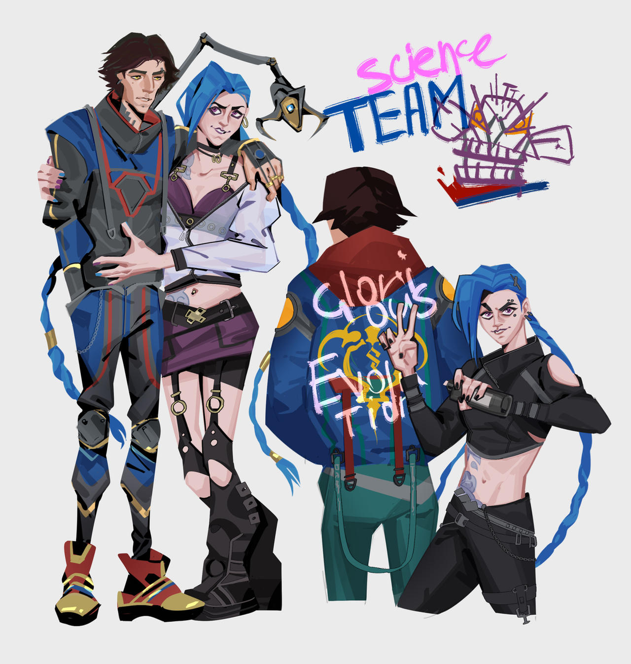 fashion week in Zaun by AlyxWalrus on DeviantArt