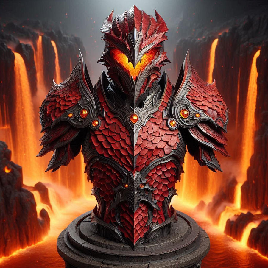 Dragon Scale Mail Armor by InfinityAI-000 on DeviantArt