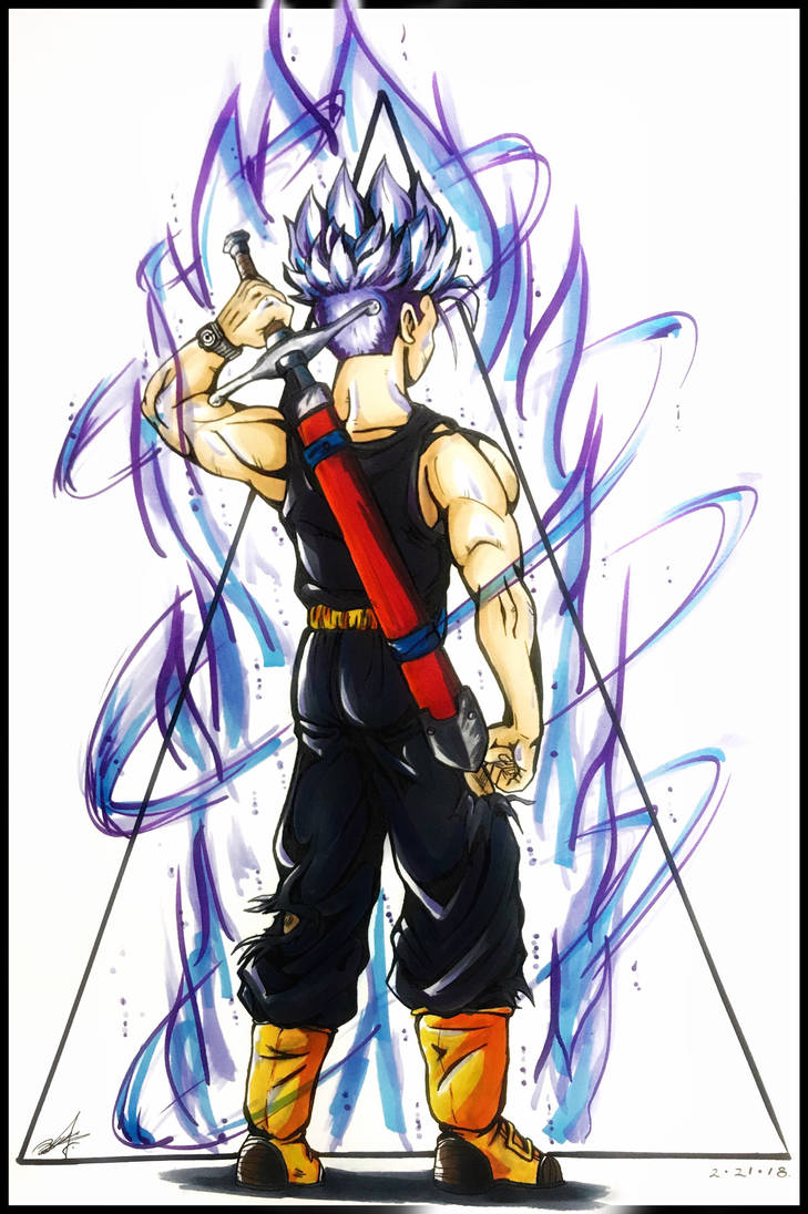 Trunks ultra instinct by bazzhunter on DeviantArt