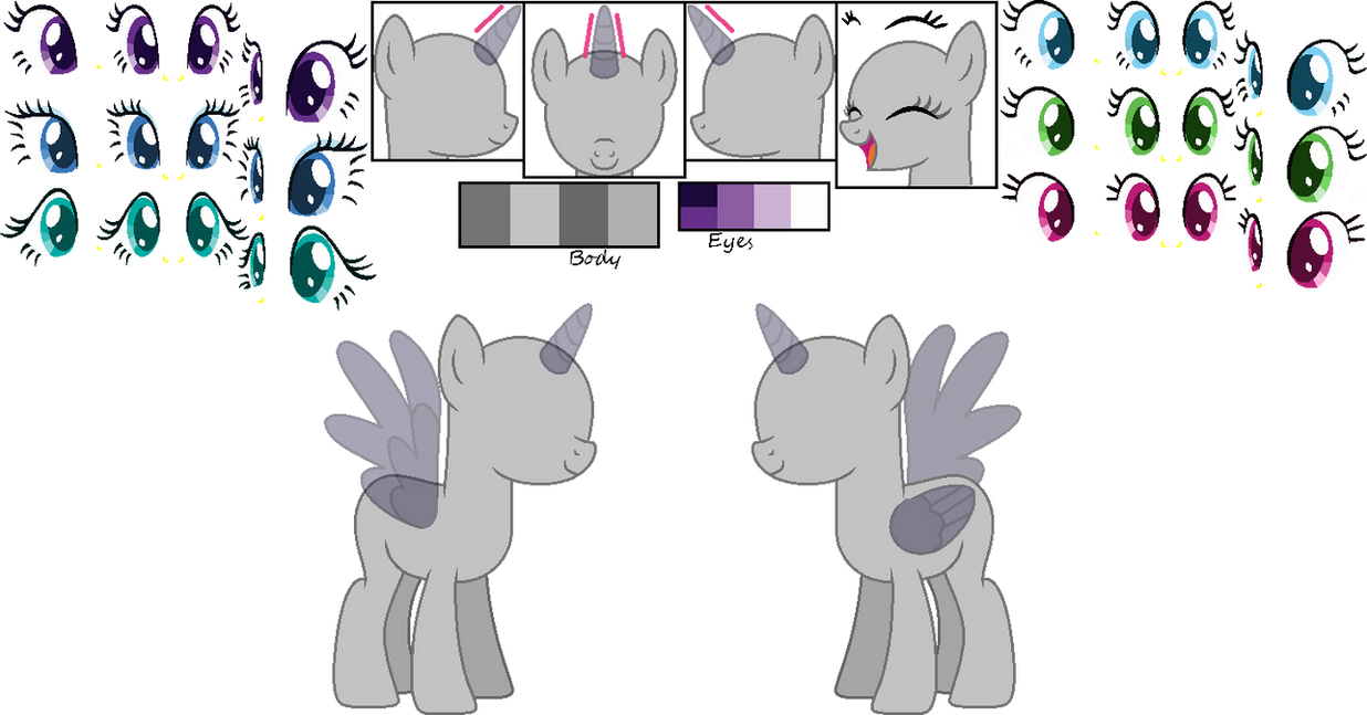:Mlp Base: 61# Standard Mare RefSheet Base by ArcticWindsBases on ...